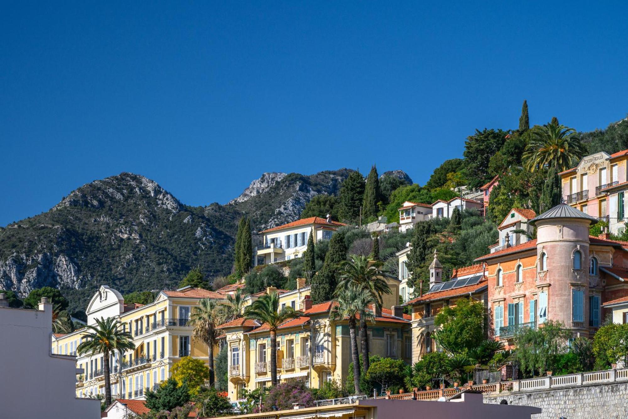 "Charmant Studio" Plein Centre, Calme, Terrasse Menton Bagian luar foto
